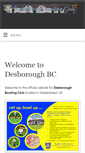 Mobile Screenshot of desboroughbc.co.uk