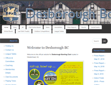 Tablet Screenshot of desboroughbc.co.uk
